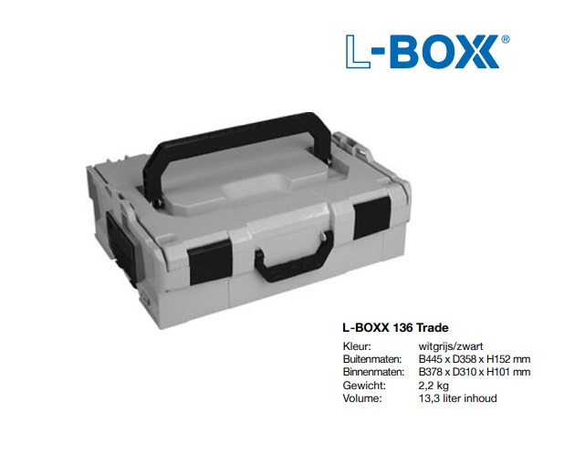 L-BOXX 136 Trade 445 x 358 x 152 mm