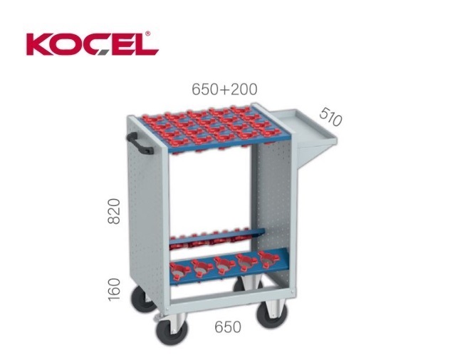 Mobiele CNC gereedschapskast 560x570x1050mm | DKMTools - DKM Tools