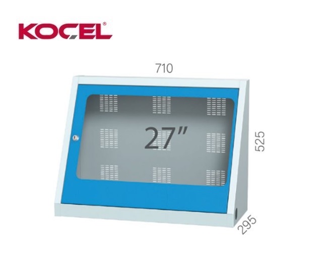 Computerwerkkast kantelbaar 17 inch 560x295x525mm | DKMTools - DKM Tools