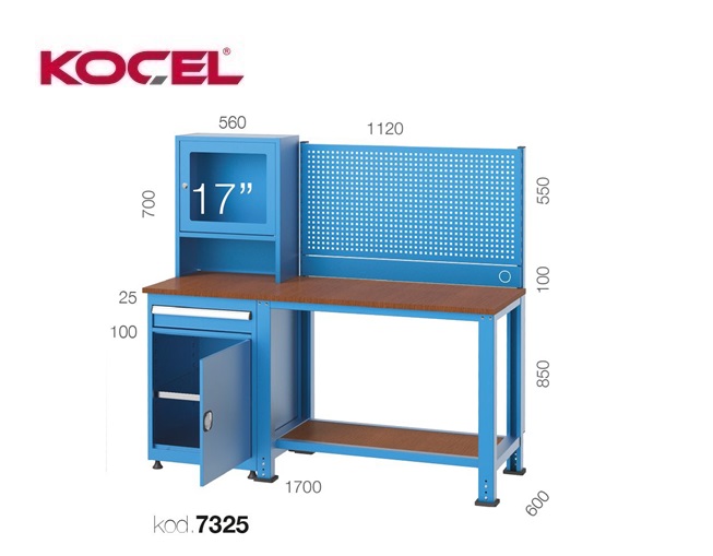 Computerwerkkast 1 lade 1 kast 1700x600x1500mm