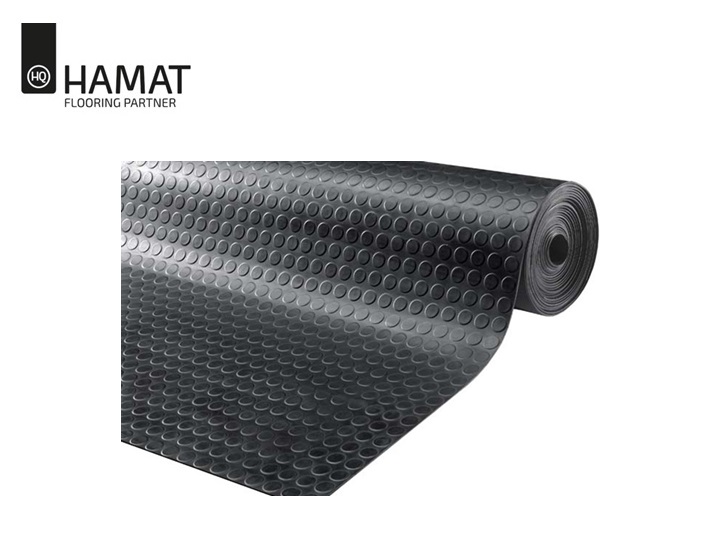 Hamat Rubbermat Black 365 Noppa 120cm
