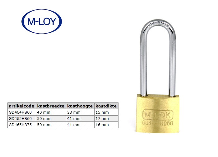 Hangslot M-LOK GD 40mm hoge beugel 62mm | DKMTools - DKM Tools