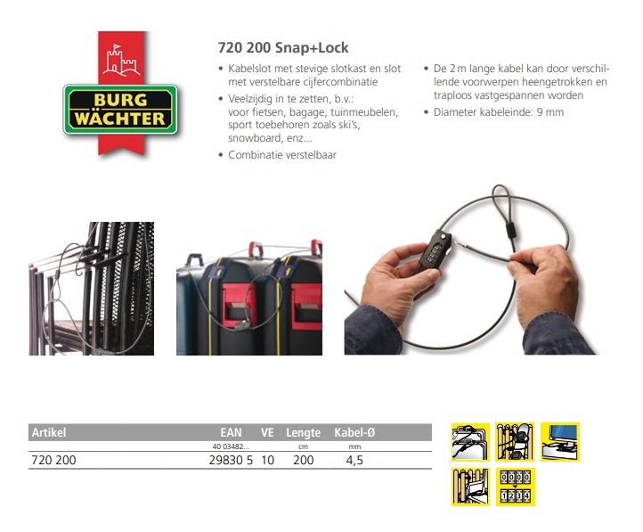 Snap+Lock 720 200