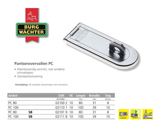 Pantseroverval PC 100