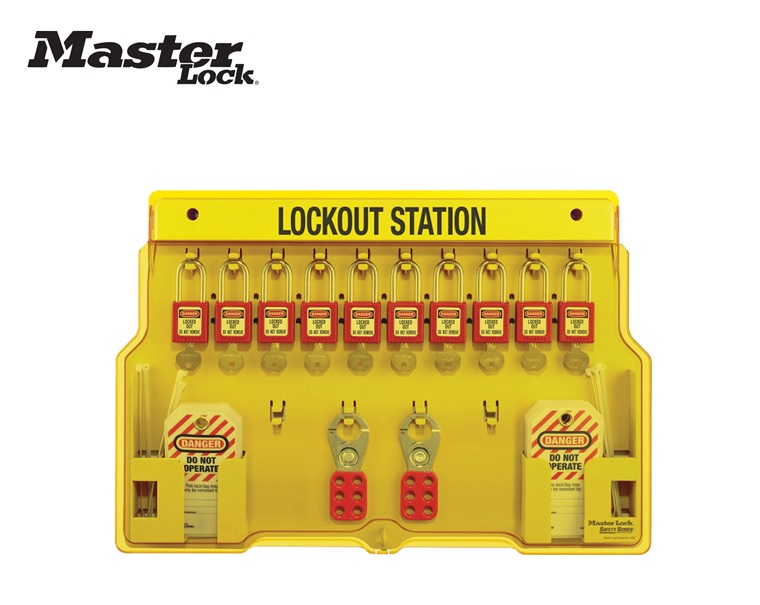 Master Lock Lockoutstation gevuld