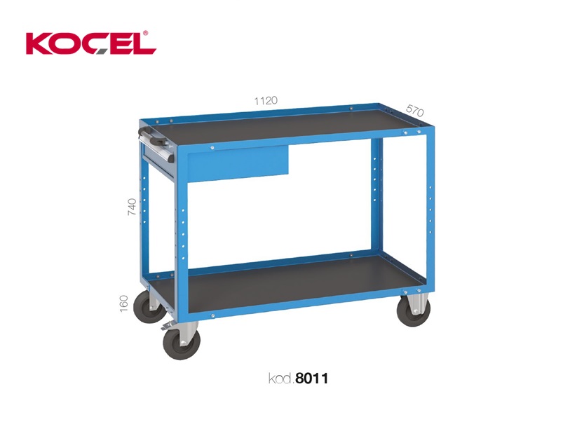 Mobiele Werkbank 1 lade 1120x570x740mm