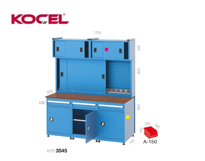 Werkbank 3 lades 3 kasten | DKMTools - DKM Tools
