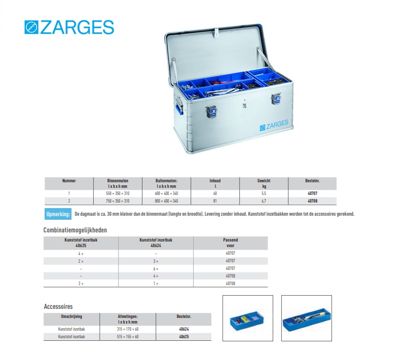 Eurobox als gereedschapskist 550x350x310mm | DKMTools - DKM Tools