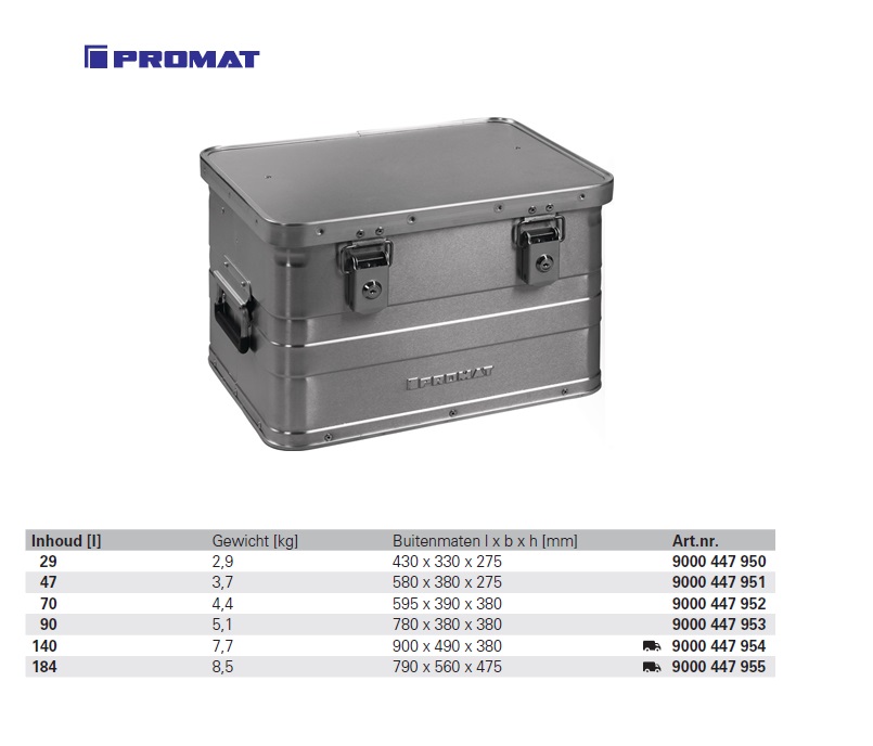 Aluminium box 430 x 330 x 275mm