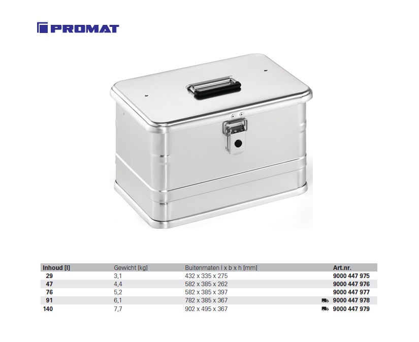 Aluminium box 432 x 335 x 275mm