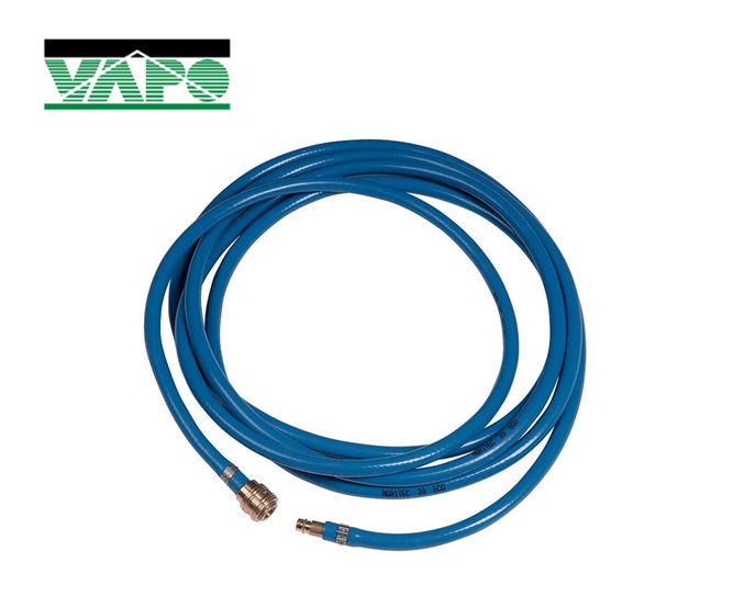 Opblaasslang met snelkoppeling en nippel, 5 m