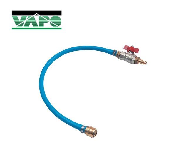 Afsluitkraan met slang