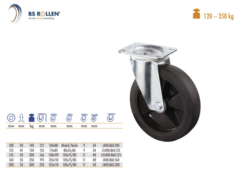 Zwenkwiel Ø 100mm | DKMTools - DKM Tools