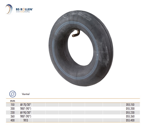 Reserveslang voor wieldiameter Ø 200 mm