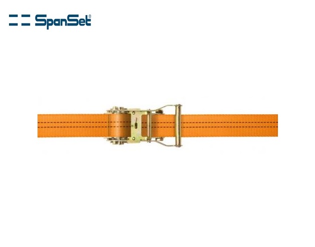 Spanband met ratel 35mm x 4mtr 2-dlg 2000daN met 2 Karabijnhaken | DKMTools - DKM Tools