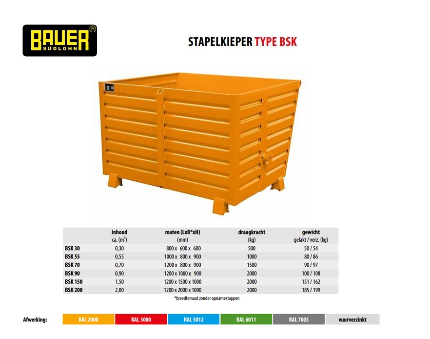 Stapelkieper BSK 150 Ral 6011 | DKMTools - DKM Tools