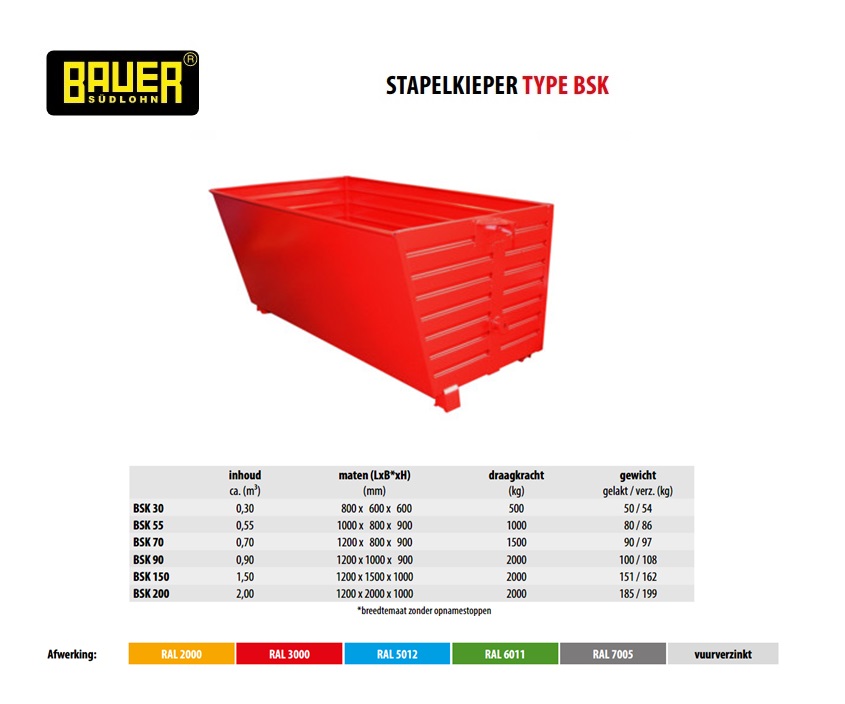 Stapelkieper BSK 200 Vuurverzinkt | DKMTools - DKM Tools