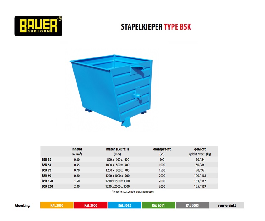 Stapelkieper BSK 70 Vuurverzinkt | DKMTools - DKM Tools