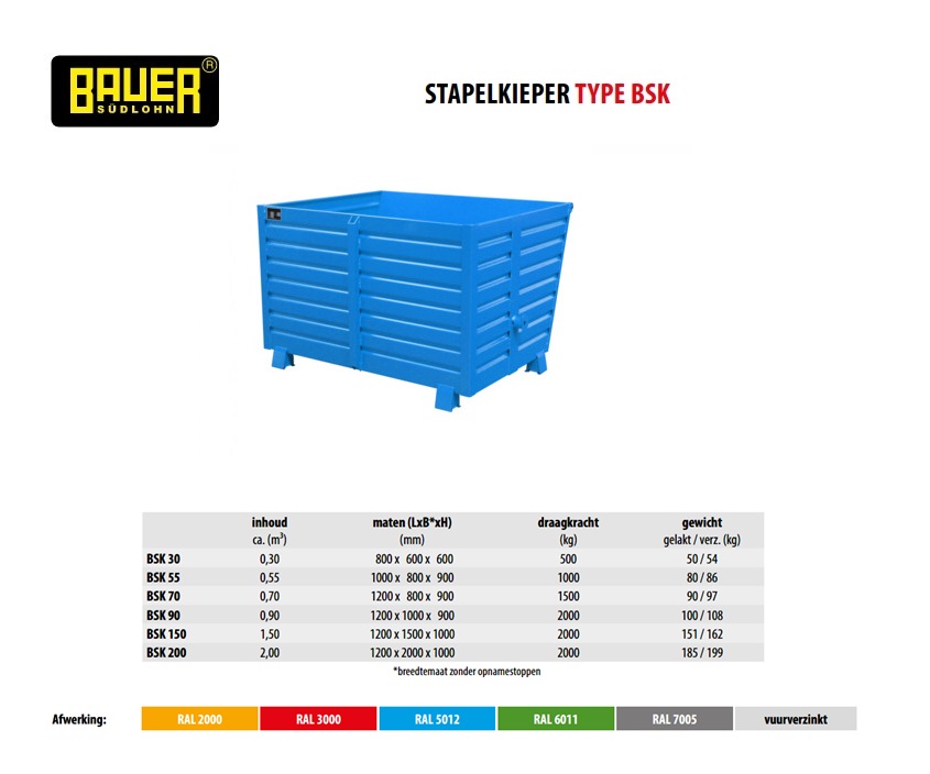 Stapelkieper BSK 150 Vuurverzinkt | DKMTools - DKM Tools