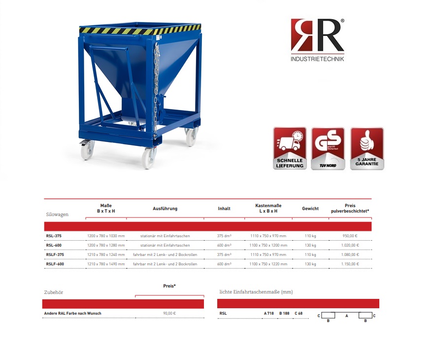Vultrechter RSLF-375 RAL 5010