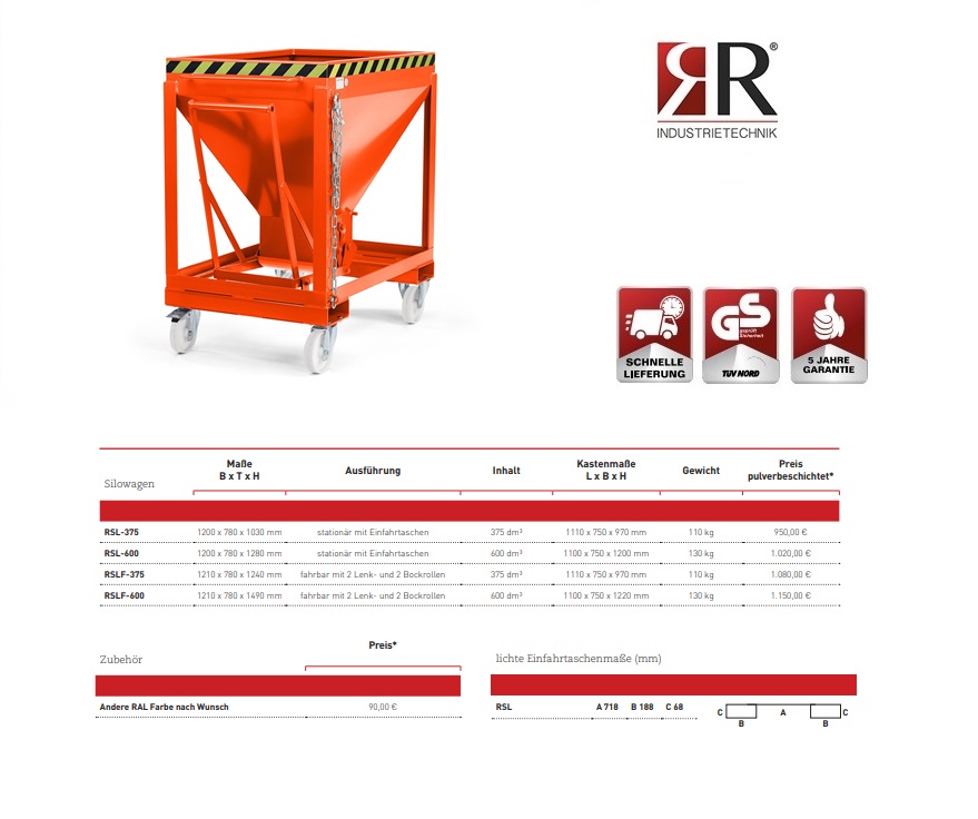 Vultrechter RSLF-375 RAL 3000 | DKMTools - DKM Tools