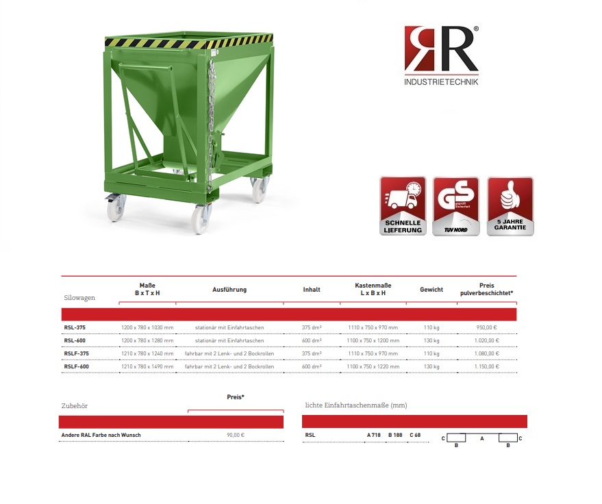 Vultrechter RSLF-375 RAL 6011