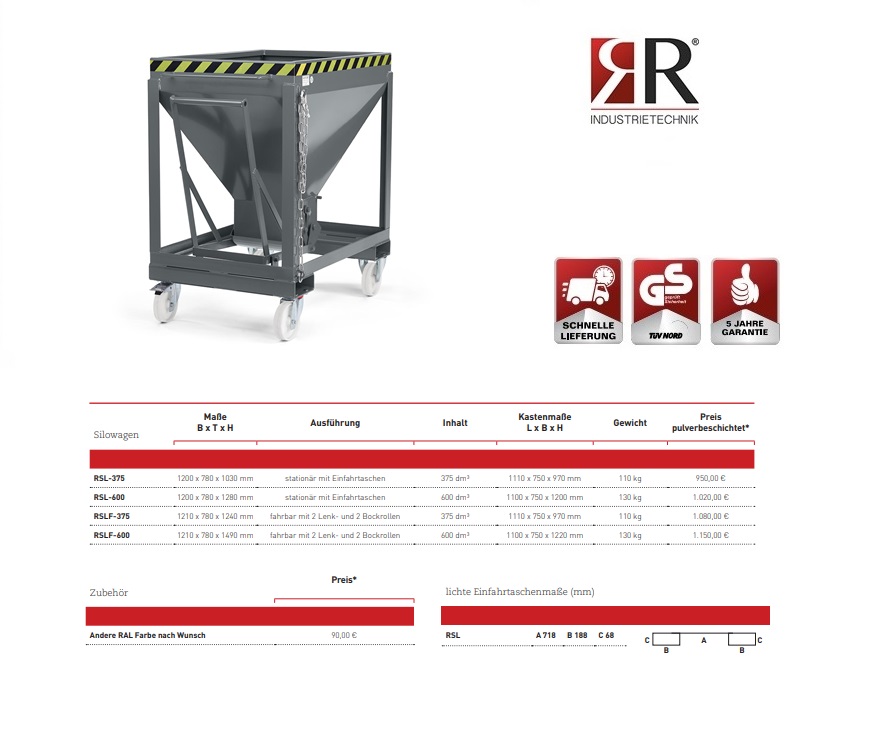 Vultrechter RSLF-375 RAL 7005