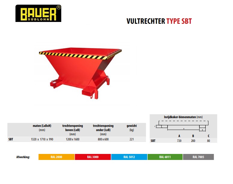 Vultrechter SBT Ral 7005 | DKMTools - DKM Tools