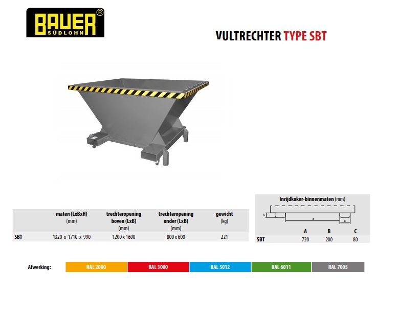 Vultrechter SBT Ral 7005