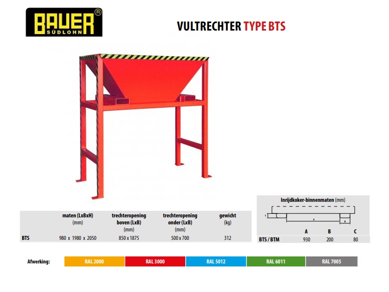 Vultrechter BTS Ral 2000 | DKMTools - DKM Tools