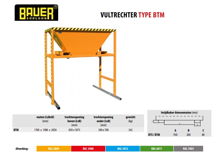 Vultrechter BTM Ral 3000 | DKMTools - DKM Tools