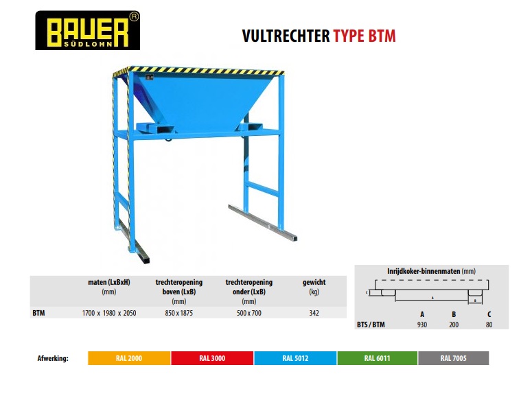 Vultrechter BTM Ral 7005 | DKMTools - DKM Tools