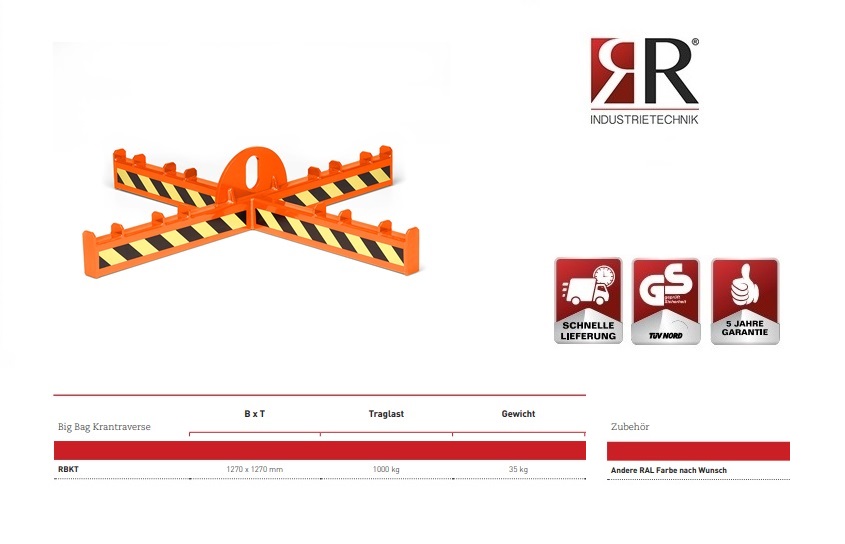 Traverse voor Big Bag RBKT RAL 2004