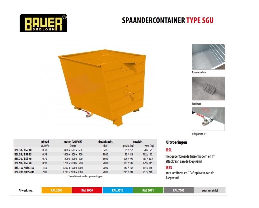 Spaander-Stapelkieper BSS 200 RAL 3000 | DKMTools - DKM Tools