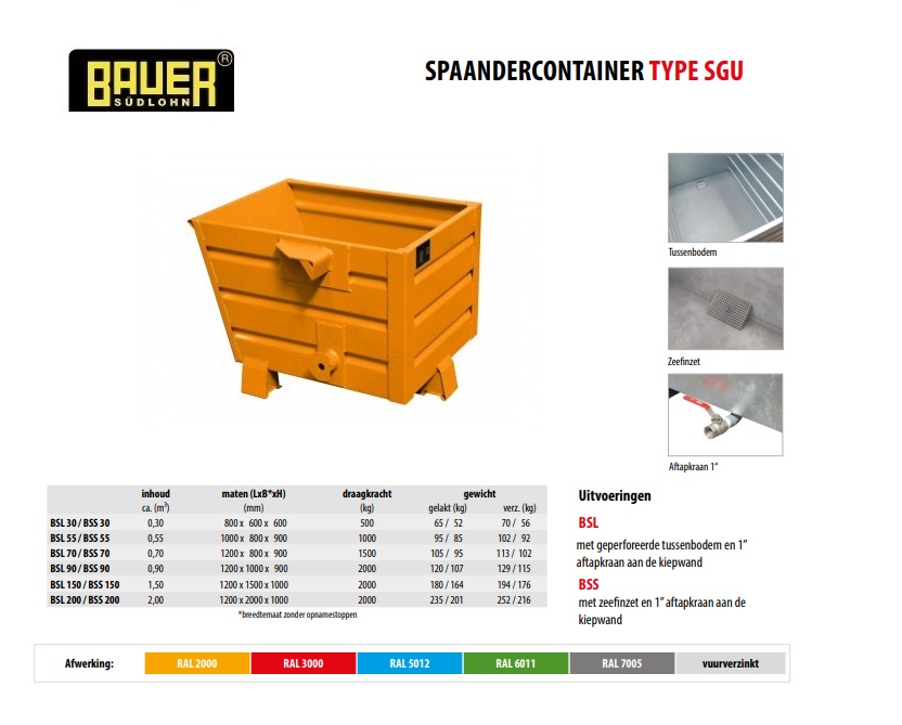 Spaander-Stapelkieper BSS 30 RAL 2000