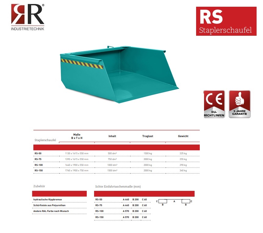 Shovel RS-75 RAL 5010 | DKMTools - DKM Tools