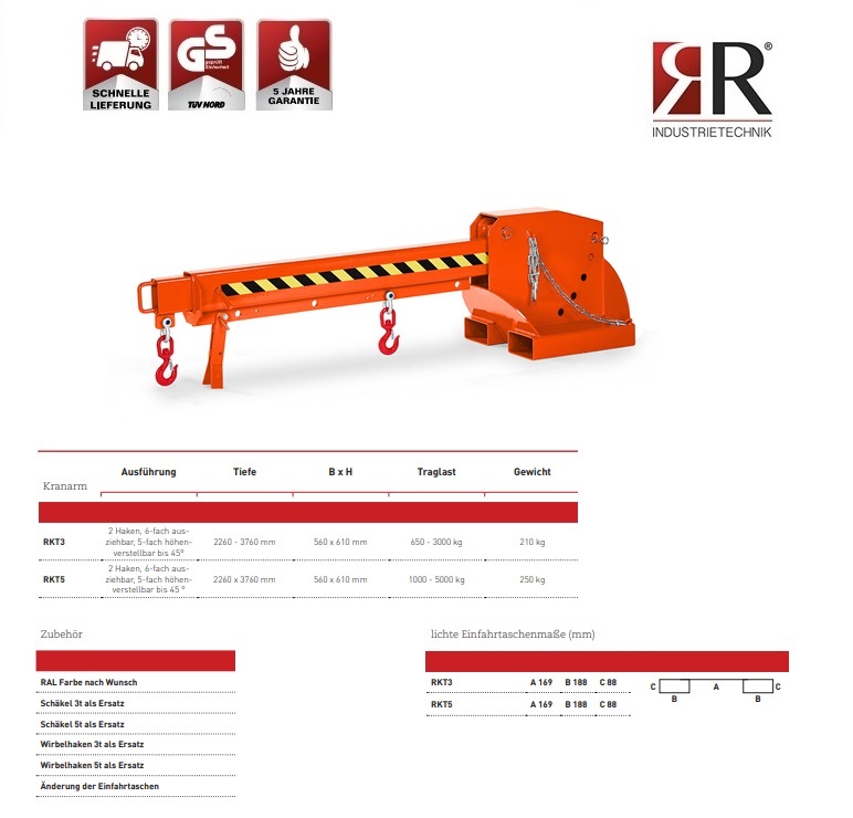 Teleskooplader RKT-5 RAL 6011 | DKMTools - DKM Tools