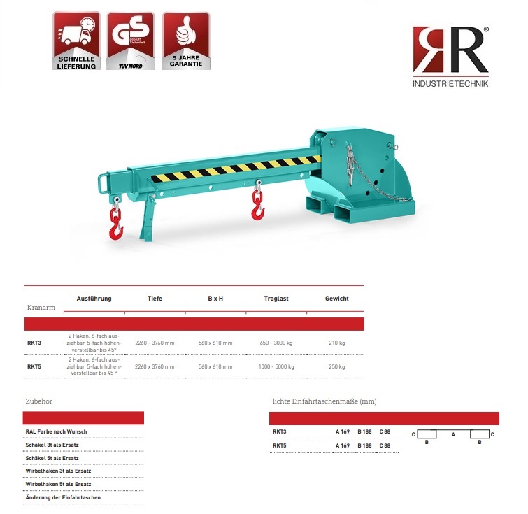 Teleskooplader RKT-3 RAL 3000 | DKMTools - DKM Tools