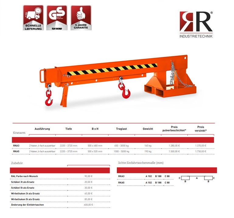 Teleskooplader RKA-5 verzinkt | DKMTools - DKM Tools