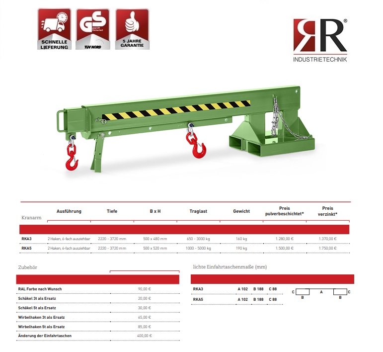 Teleskooplader RKA-3 RAL 6011 | DKMTools - DKM Tools