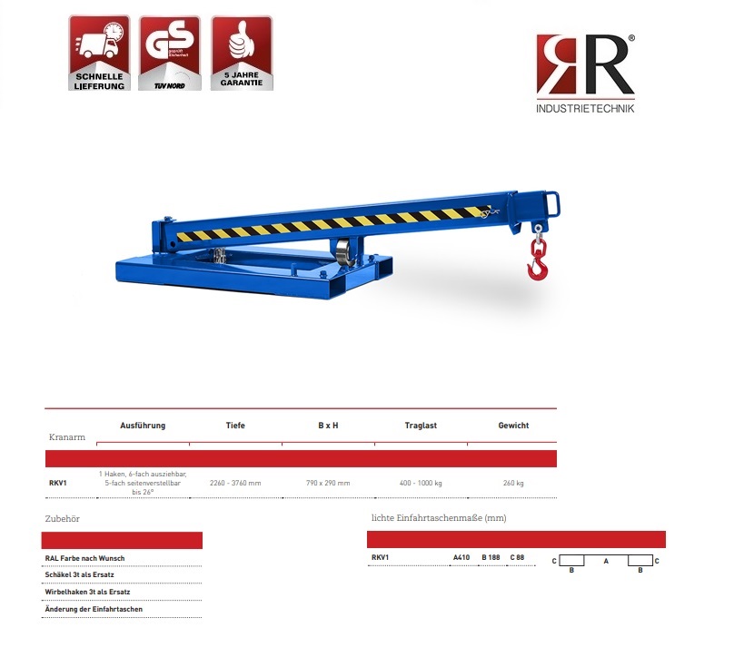 Teleskooplader RKV-1 RAL 7016 | DKMTools - DKM Tools