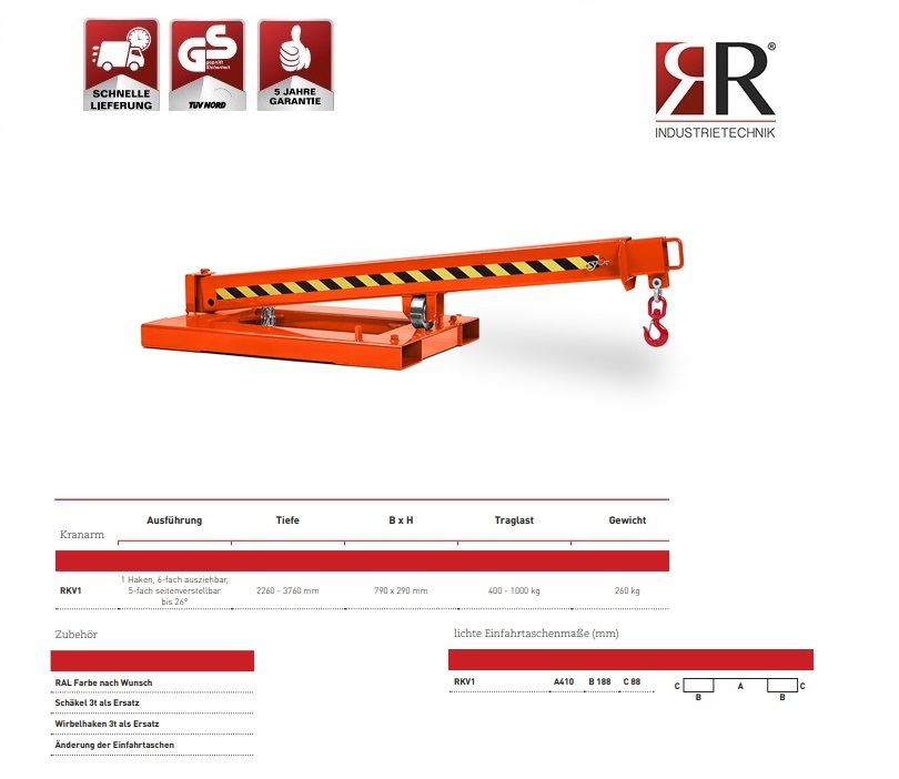 Teleskooplader RKV-1 RAL 5010 | DKMTools - DKM Tools