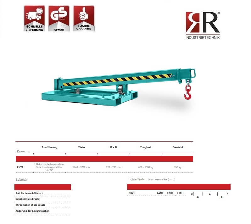 Teleskooplader RKV-1 RAL 3000 | DKMTools - DKM Tools