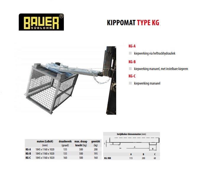 Kippomat KG-C Verzinkt