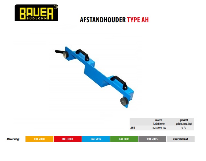 Afstandhouder AH-I RAL 5012