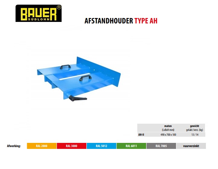 Afstandhouder AH-II RAL 7005 | DKMTools - DKM Tools