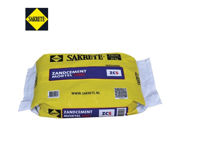 Zandcementmortel snel Quick-dry cement 25kg