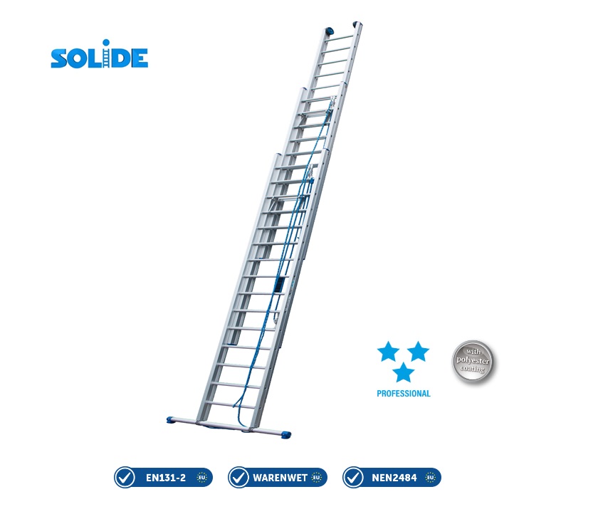 Touwoptrekladder 3 x 20 sporten  L=13,25 | DKMTools - DKM Tools