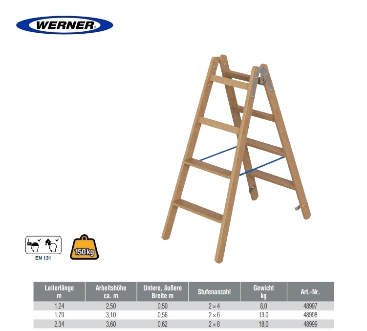 Trap hout 2x4 treden