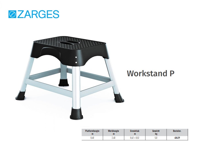 Workstand P, werkplatform 0,4 m